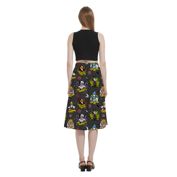 A-Line Pocket Skirt - Villain Tattoos