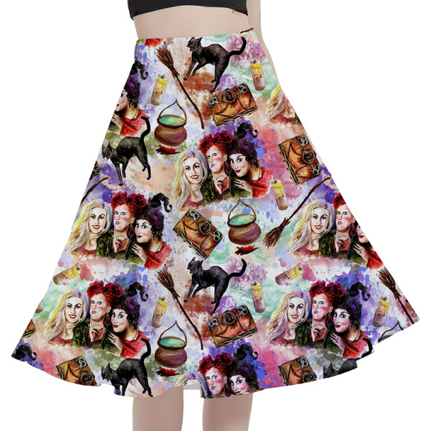 A-Line Pocket Skirt - Hocus Pocus Halloween Inspired