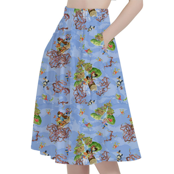 A-Line Pocket Skirt - Briar Patch Splash