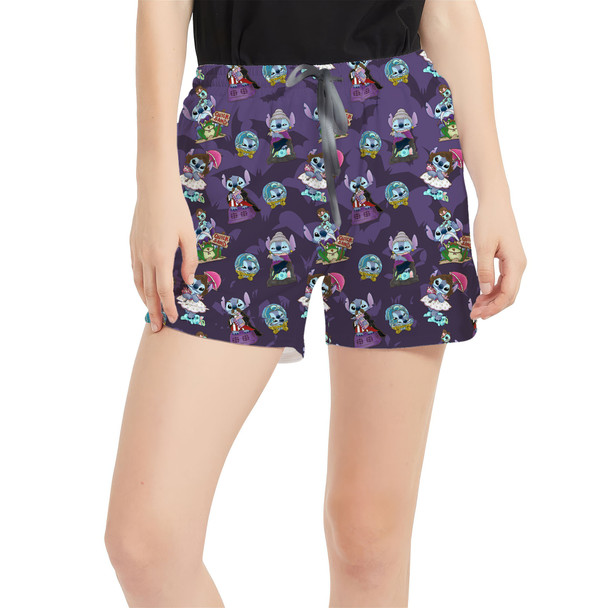 Women's Run Shorts with Pockets - Haunted Stitch