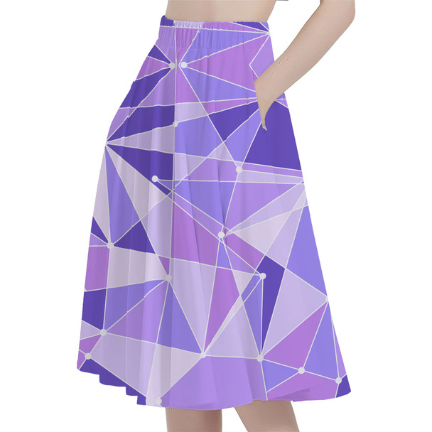 A-Line Pocket Skirt - The Purple Wall