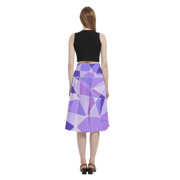 A-Line Pocket Skirt - The Purple Wall