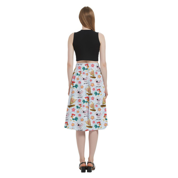 A-Line Pocket Skirt - Heihei and Pua