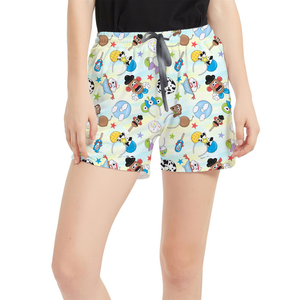 Women's Run Shorts with Pockets - Toy Story Style