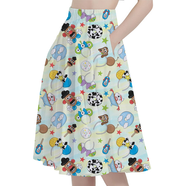 A-Line Pocket Skirt - Toy Story Style
