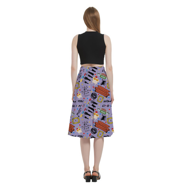 A-Line Pocket Skirt - Best of Friends