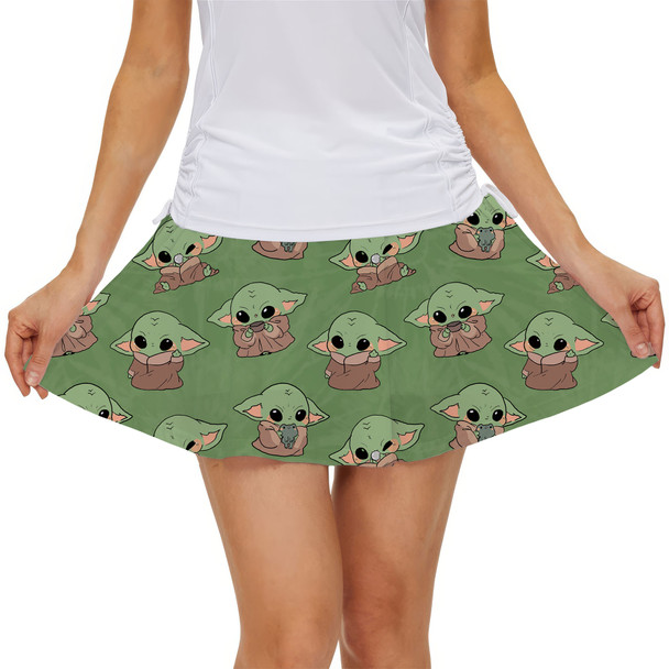 Women's Skort - The Child Catching Frogs