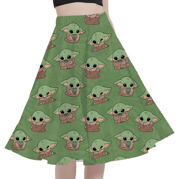 A-Line Pocket Skirt - The Child Catching Frogs