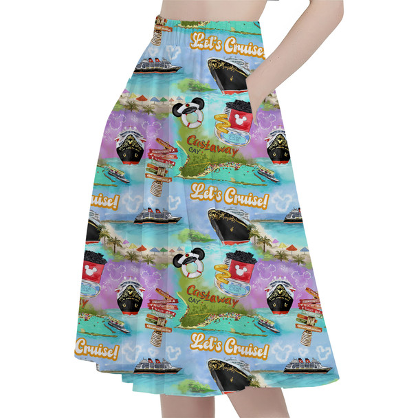 A-Line Pocket Skirt - Castaway Cay