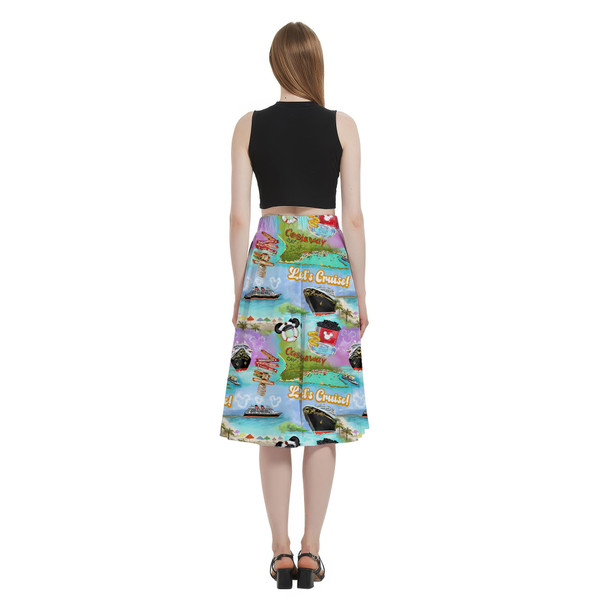 A-Line Pocket Skirt - Castaway Cay