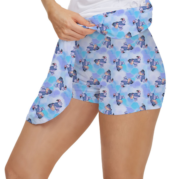 Women's Skort - Watercolor Eeyore