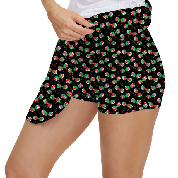 Women's Skort - Christmas Minnie Ears