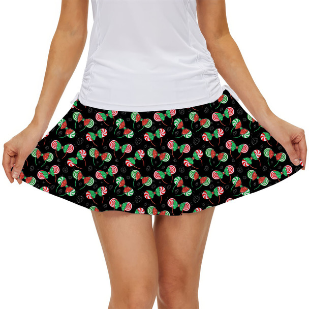 Women's Skort - Christmas Minnie Ears