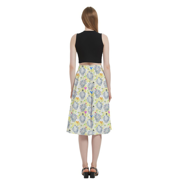 A-Line Pocket Skirt - Festive Baymax