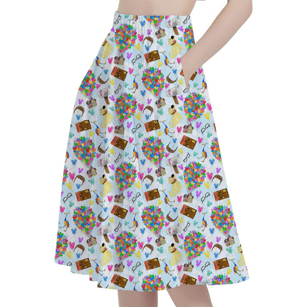 A-Line Pocket Skirt - Pixar UP Icons