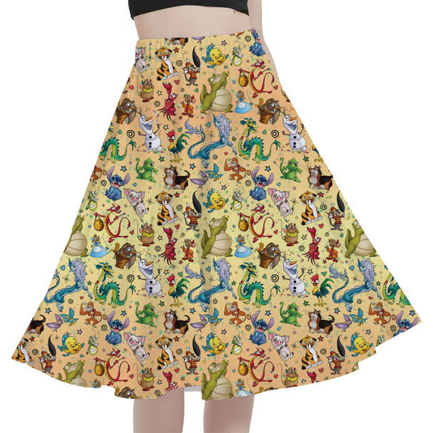A-Line Pocket Skirt - Disney Sidekicks