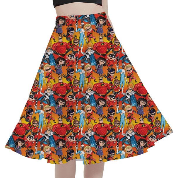 A-Line Pocket Skirt - The Incredibles Sketched