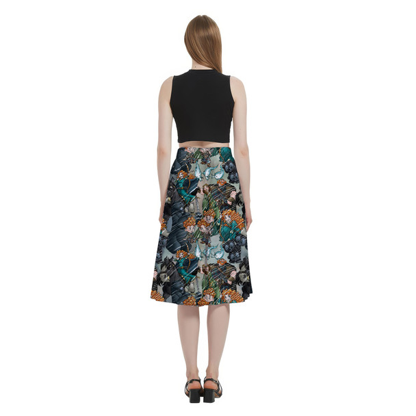 A-Line Pocket Skirt - Merida Sketched