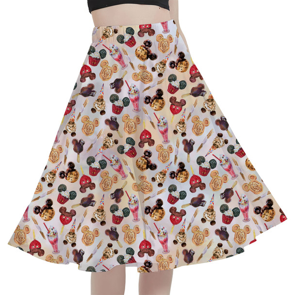 A-Line Pocket Skirt - Mickey Snacks