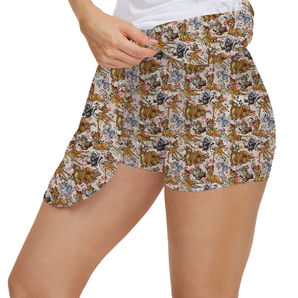 Women's Skort - Bambi Sketched