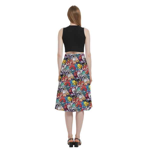 A-Line Pocket Skirt - The Little Mermaid Sketched