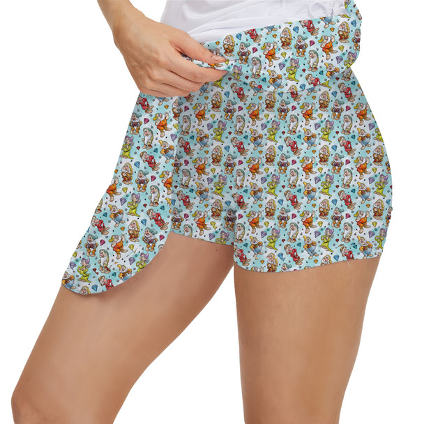 Women's Skort - Seven Dwarfs Sketched