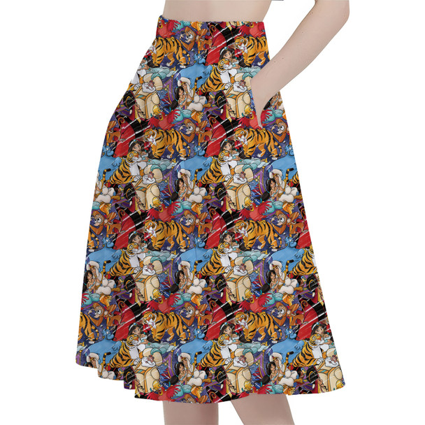 A-Line Pocket Skirt - Aladdin Sketched
