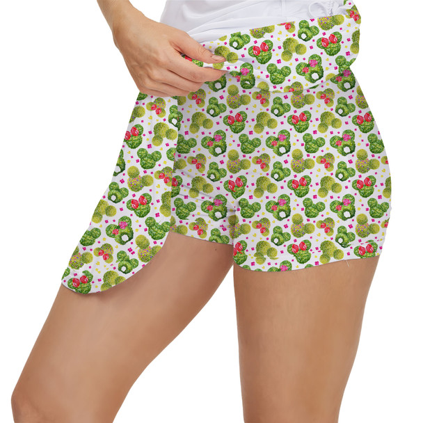 Women's Skort - Mickey & Minnie Topiaries