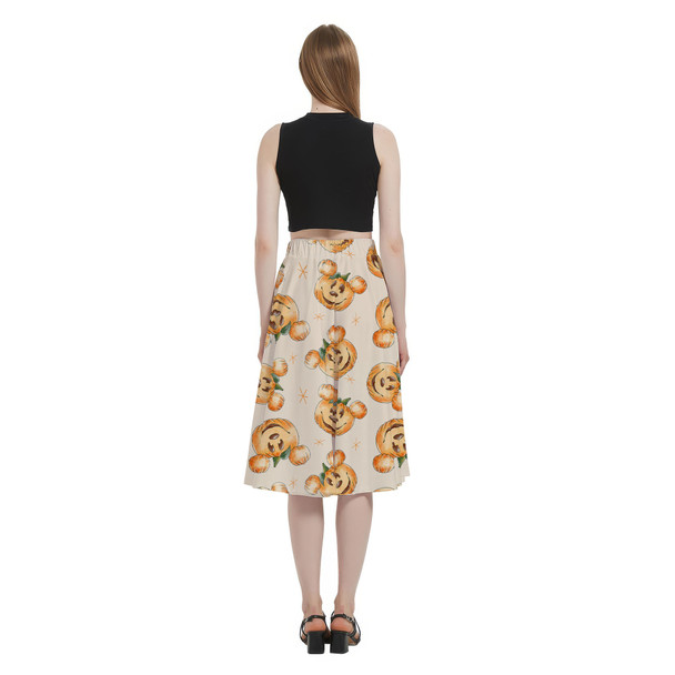 A-Line Pocket Skirt - Happy Mouse Pumpkins