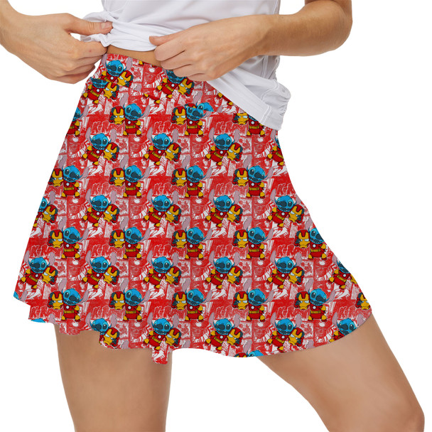 Women's Skort - Superhero Stitch - Ironman