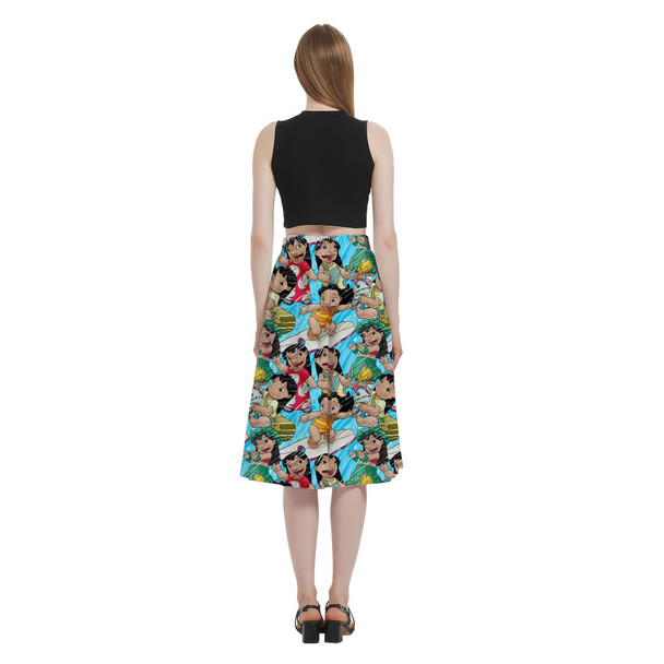 A-Line Pocket Skirt - Lilo and Scrump Sketched