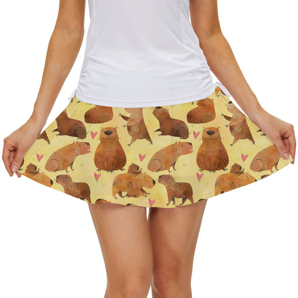 Women's Skort - Capybara Love