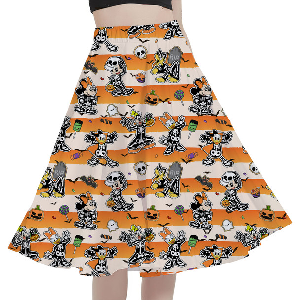 A-Line Pocket Skirt - Skeleton Dress Up Fun