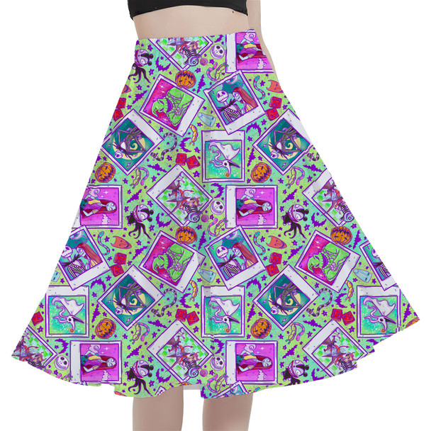 A-Line Pocket Skirt - Picture Perfect Halloween Town