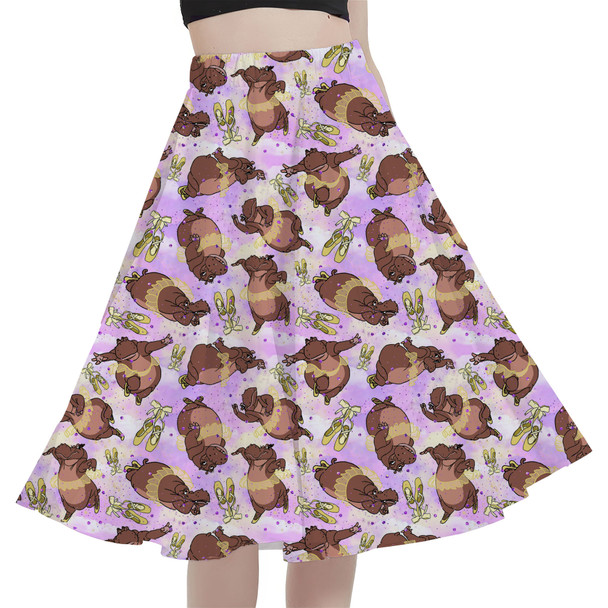 A-Line Pocket Skirt - Hippo Ballerinas