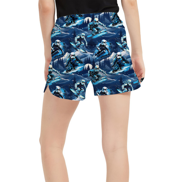 Women's Run Shorts with Pockets - Snowboard Troopers
