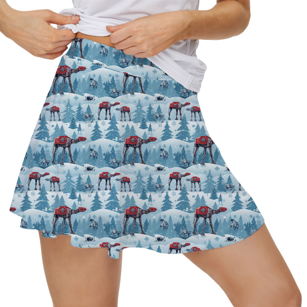 Women's Skort - AT-AT Christmas on Hoth