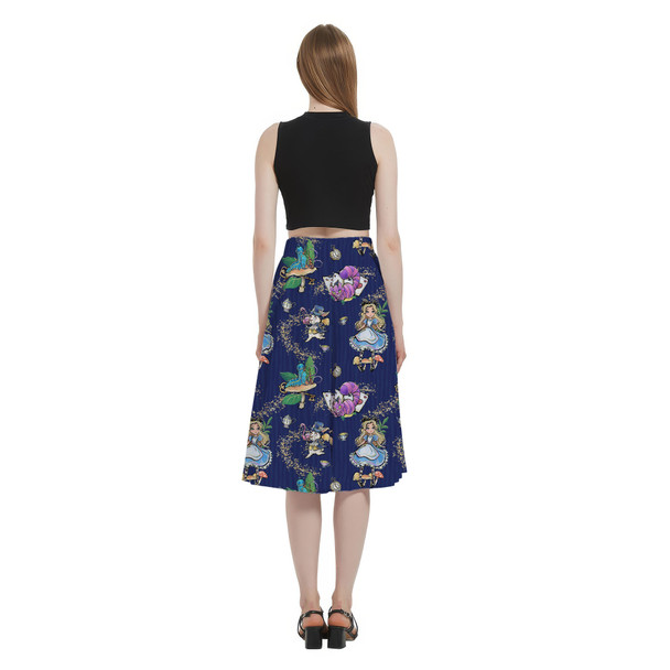 A-Line Pocket Skirt - Whimsical Wonderland