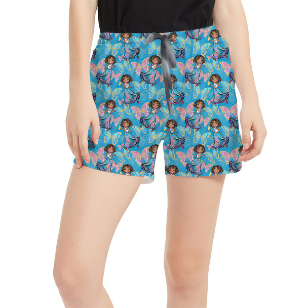 Women's Run Shorts with Pockets - Whimsical Mirabel