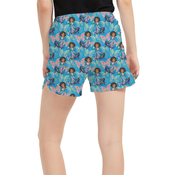 Women's Run Shorts with Pockets - Whimsical Mirabel