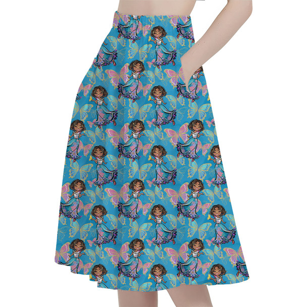 A-Line Pocket Skirt - Whimsical Mirabel