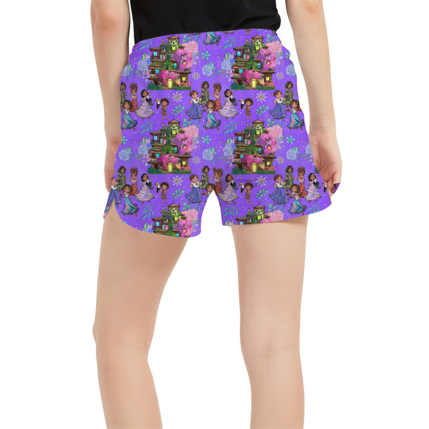 Women's Run Shorts with Pockets - Whimsical Madrigals