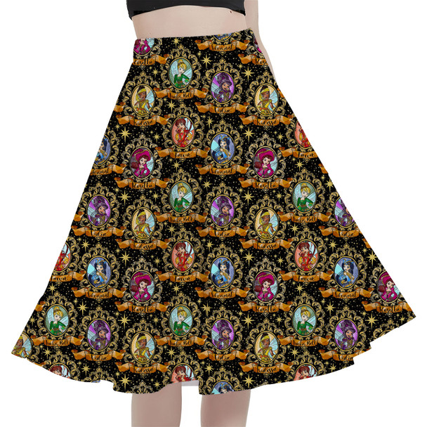 A-Line Pocket Skirt - Tinker Bell And Her Pirate Fairies