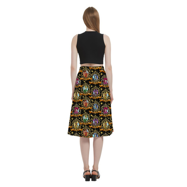 A-Line Pocket Skirt - Tinker Bell And Her Pirate Fairies