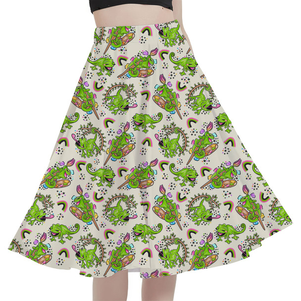 A-Line Pocket Skirt - Tangled Pascal Paints