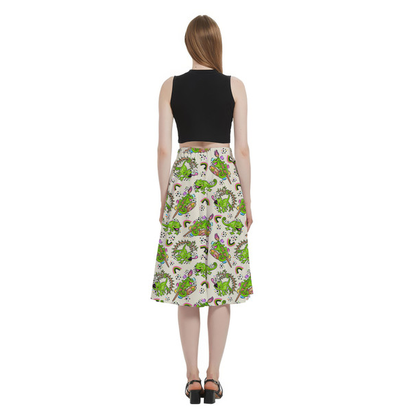 A-Line Pocket Skirt - Tangled Pascal Paints