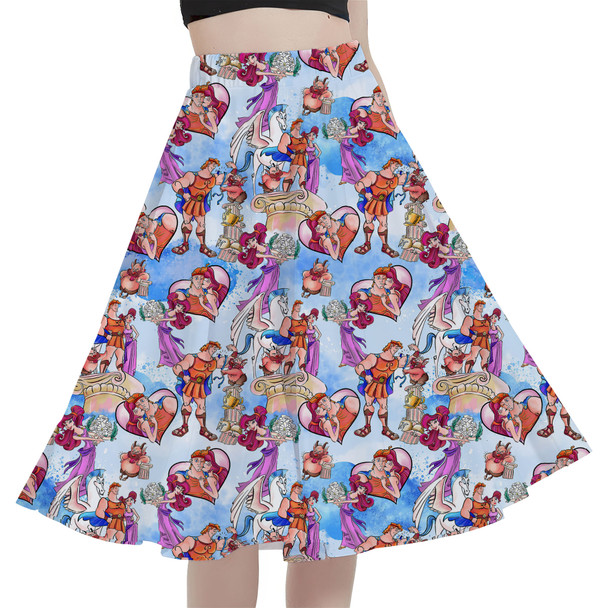 A-Line Pocket Skirt - I Won't Say I'm In Love Hercules Inspired