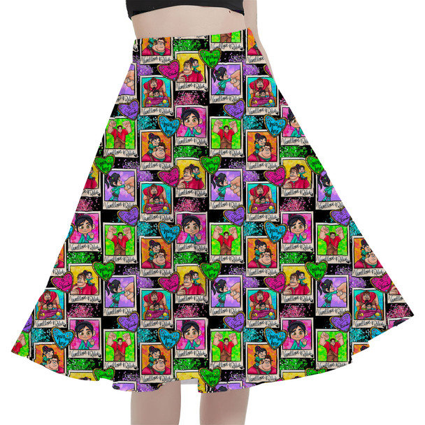 A-Line Pocket Skirt - You're My Hero Wreck It Ralph Inspired