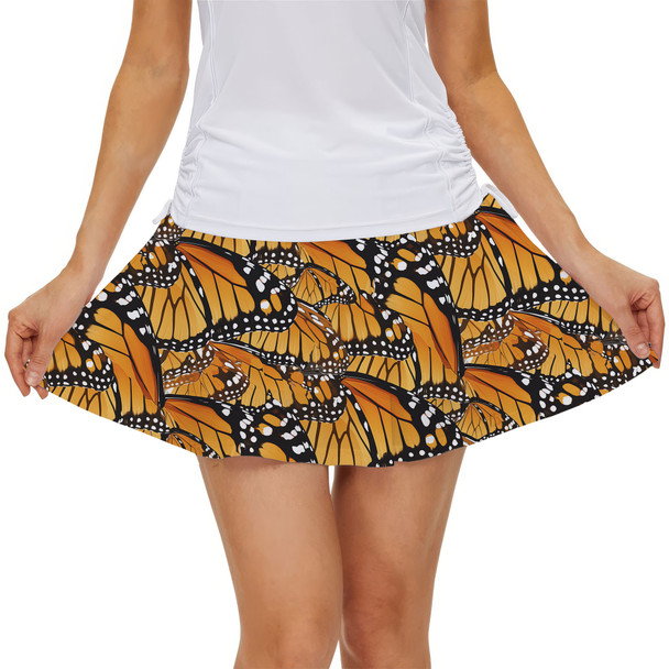 Women's Skort - Animal Print - Monarch Butterfly