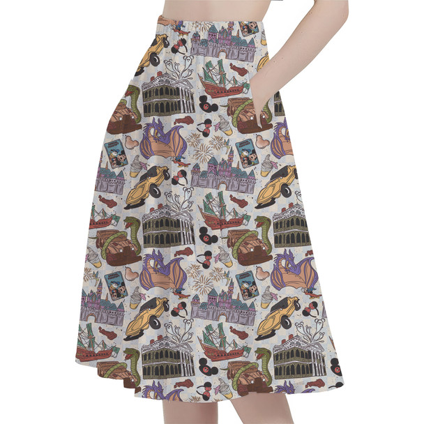 A-Line Pocket Skirt - West Coast Disneyland